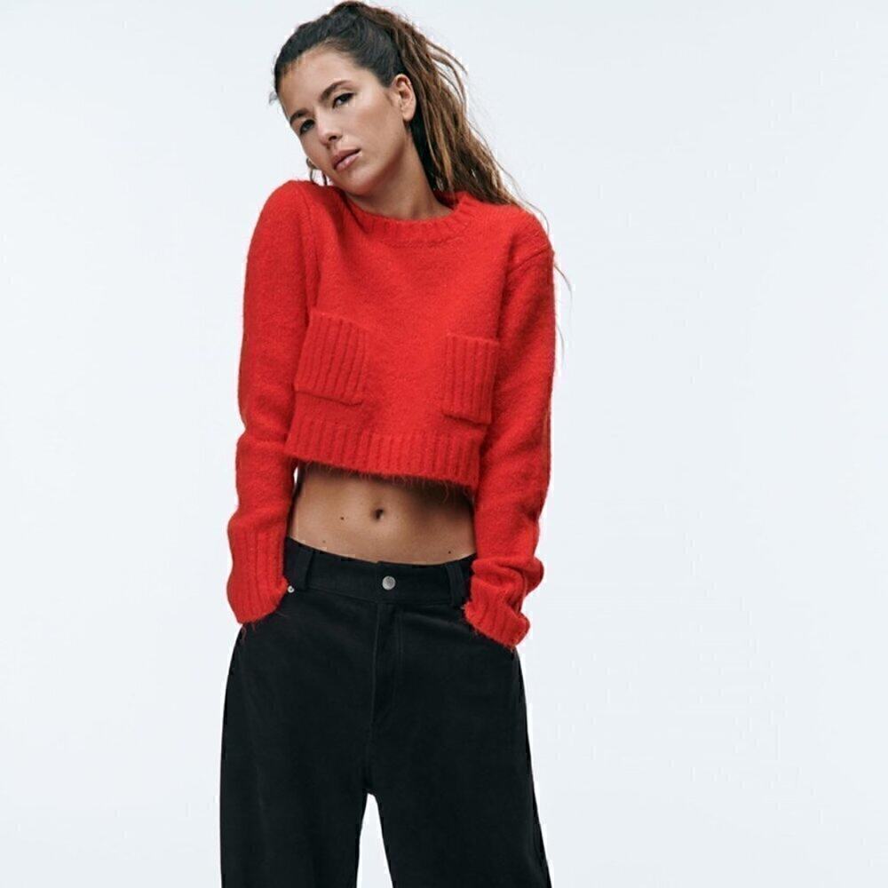 ZARA Wool-Blend Knit Sweater NWT - Picture 13 of 16